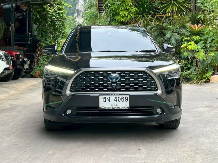 Toyota Corolla Cross 2020 1.8 Hybrid Premium Safety Utility-car ไฮบริด ไม่ติดแก๊ส เกียร์อัตโนมัติ ดำ รูปที่ 2
