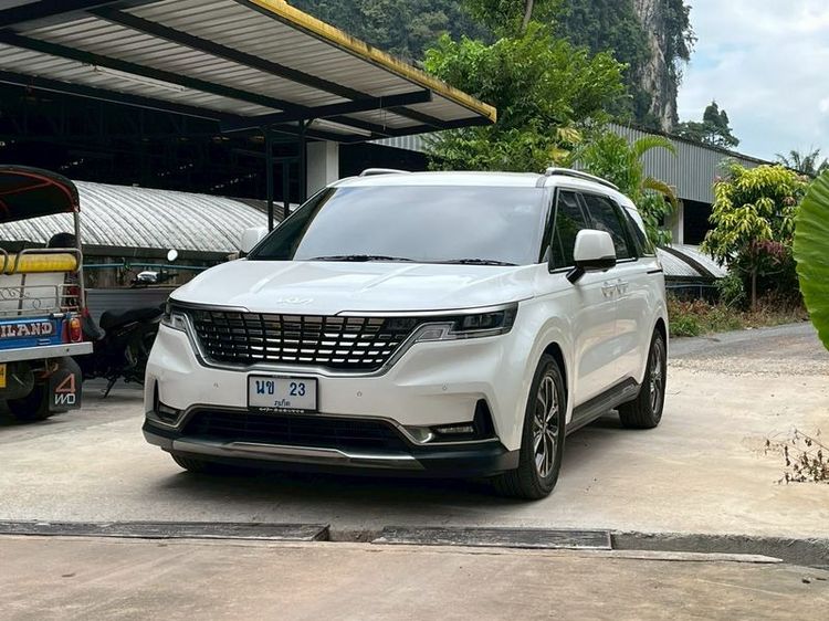 Kia Carnival 2023 2.2 EX Utility-car ดีเซล ไม่ติดแก๊ส เกียร์อัตโนมัติ ขาว รูปที่ 2