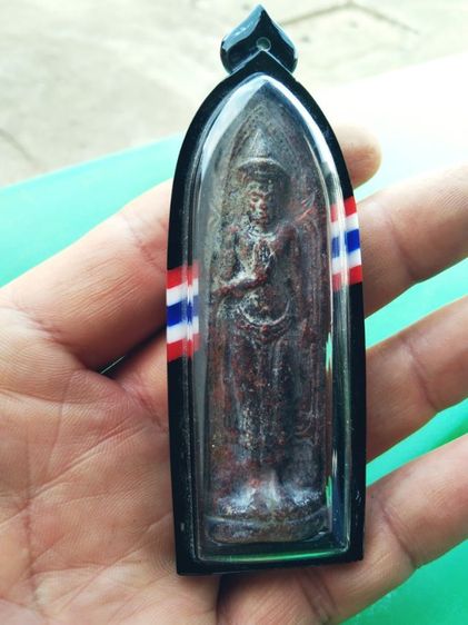 พระร่วงหลังรางปืนเนื้อสนิมแดง รูปที่ 2