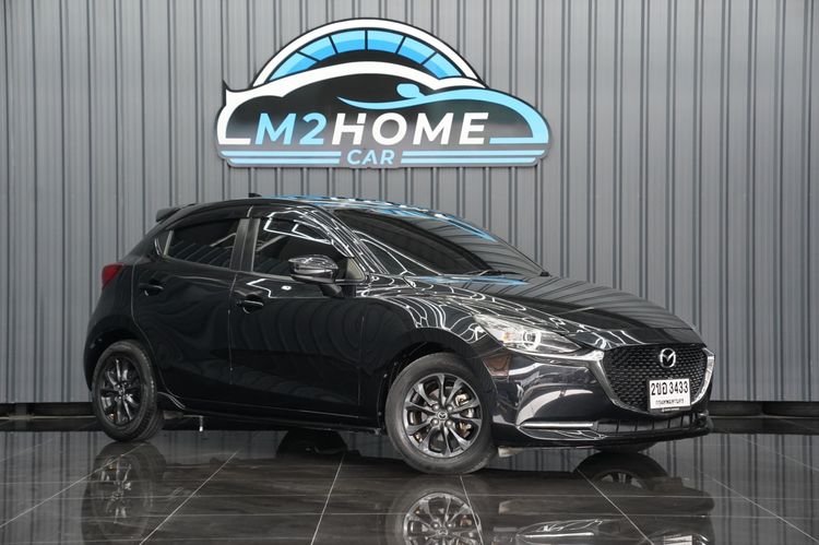 Mazda Mazda 2 2022 1.3 Skyactiv-G S Leather Sports Sedan เบนซิน เกียร์อัตโนมัติ ดำ รูปที่ 3