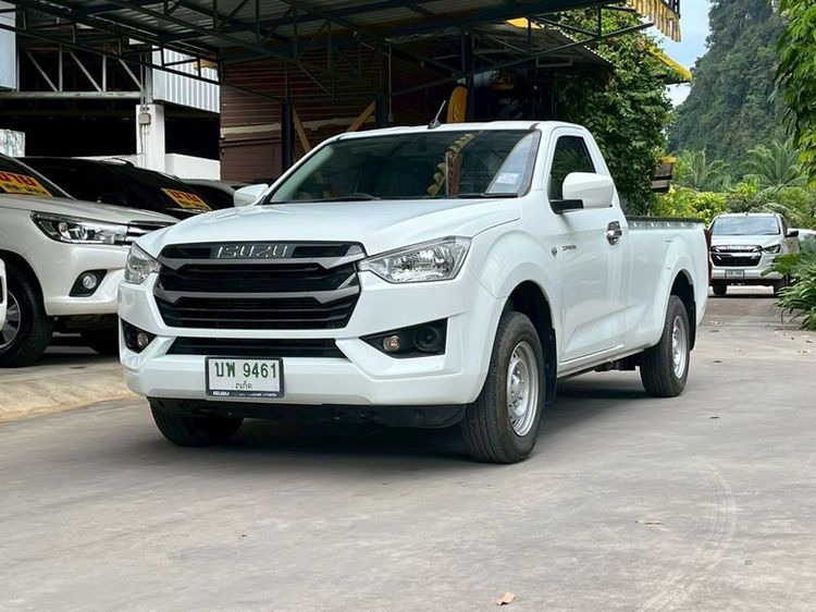 Isuzu D-MAX 2021 1.9 S Pickup ดีเซล ไม่ติดแก๊ส เกียร์ธรรมดา ขาว