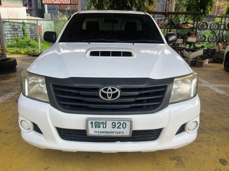 Toyota Hilux Vigo D4D 2014 รุ่นย่อยอื่นๆ Pickup ดีเซล ไม่ติดแก๊ส เกียร์ธรรมดา ขาว รูปที่ 4