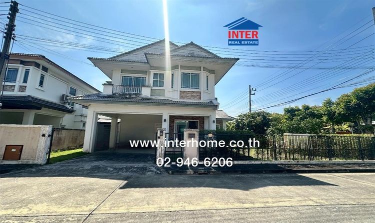 บ้านเดี่ยว 2 ชั้น 81.6 ตร.ว. หมู่บ้านธัญญาภิรมย์ วงแหวน-ธัญบุรี คลอง5 ถนนรังสิต-นครนายก ธัญบุรี ปทุมธานี