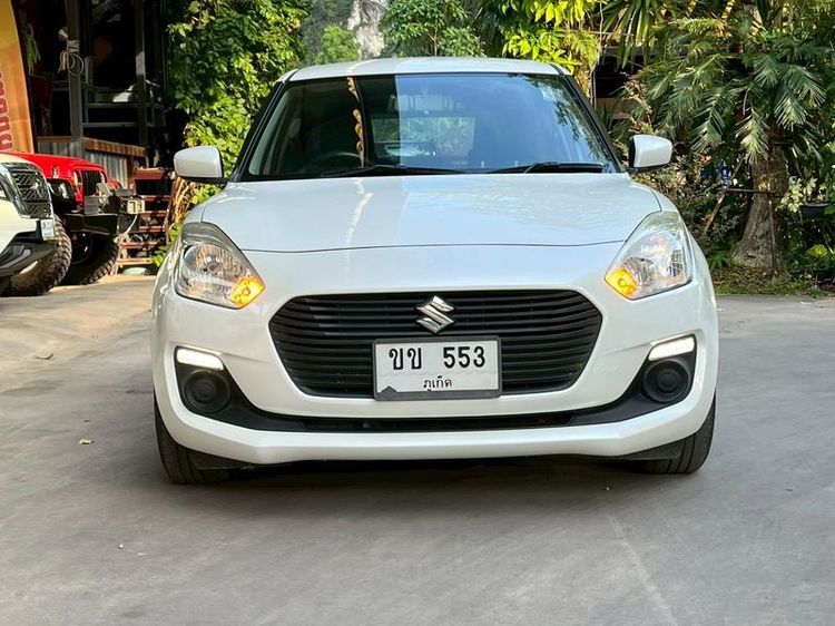 Suzuki Swift 2018 1.2 GL Sedan เบนซิน ไม่ติดแก๊ส เกียร์อัตโนมัติ ขาว รูปที่ 2