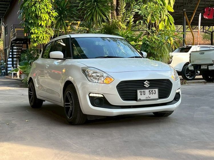 Suzuki Swift 2018 1.2 GL Sedan เบนซิน ไม่ติดแก๊ส เกียร์อัตโนมัติ ขาว รูปที่ 3