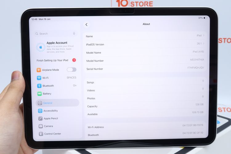 iPad Gen 11 128GB WiFi - ID26010150 รูปที่ 11
