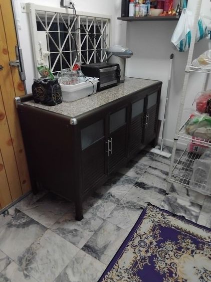 ตู้มิเนียมท็อปหิน150×60×85