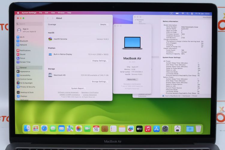 Macbook Air M1 13" 8.256GB - ID26010137 รูปที่ 4