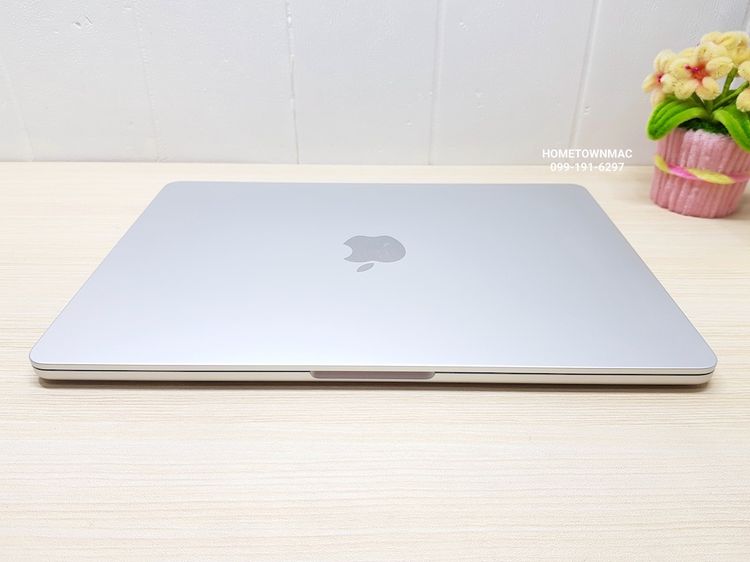 MacbookAir (Retina13-inch, 2025) M4 10-Core CPU 10-Core GPU SSD 512Gb Ram 16Gb Silver สวย ใช้น้อย ชาร์จ 34ไซเคิล มีประกัน รูปที่ 3