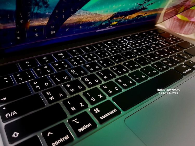 MacbookAir (Retina13-inch, 2025) M4 10-Core CPU 10-Core GPU SSD 512Gb Ram 16Gb Silver สวย ใช้น้อย ชาร์จ 34ไซเคิล มีประกัน รูปที่ 8