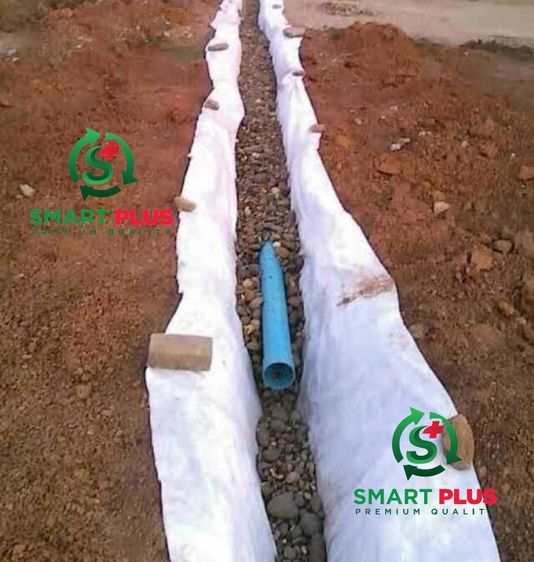 Geotextile แผ่นใยสังเคราะห์ 200กรัม กว้าง 2.0เมตร ยาว 100 เมตร ทนทาน สำหรับงานก่อสร้าง ปูรองหิน กันหญ้าขึ้น งานถนน กันดินสไลด์ งาจัดสวน รูปที่ 7