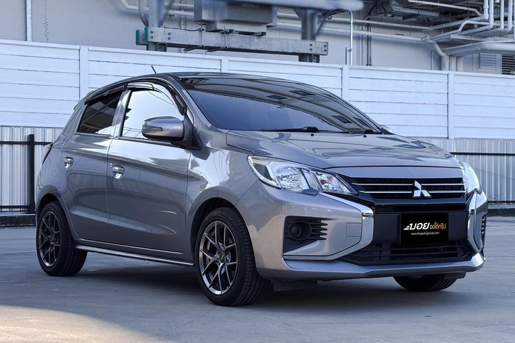 Mitsubishi Mirage 2021 1.2 ACTIVE Sedan เบนซิน ไม่ติดแก๊ส เกียร์อัตโนมัติ เทา รูปที่ 3