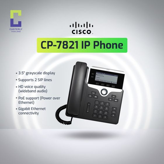CISCO CP-7821 IP Phone with FULL BOX