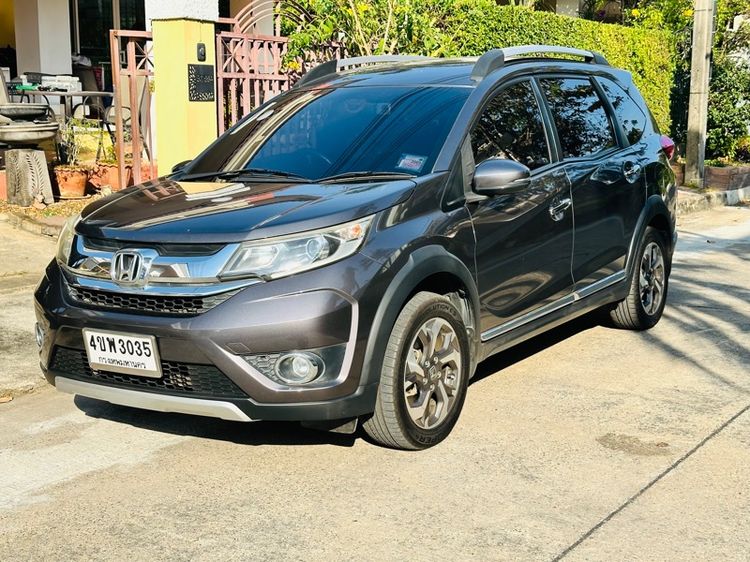 Honda BR-V 2016 1.5 SV Utility-car เบนซิน ไม่ติดแก๊ส เกียร์อัตโนมัติ เทา รูปที่ 3