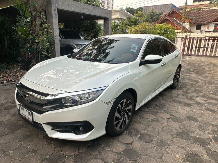 Honda Civic 2016 1.8 EL i-VTEC Sedan เบนซิน ไม่ติดแก๊ส เกียร์อัตโนมัติ ขาว รูปที่ 4