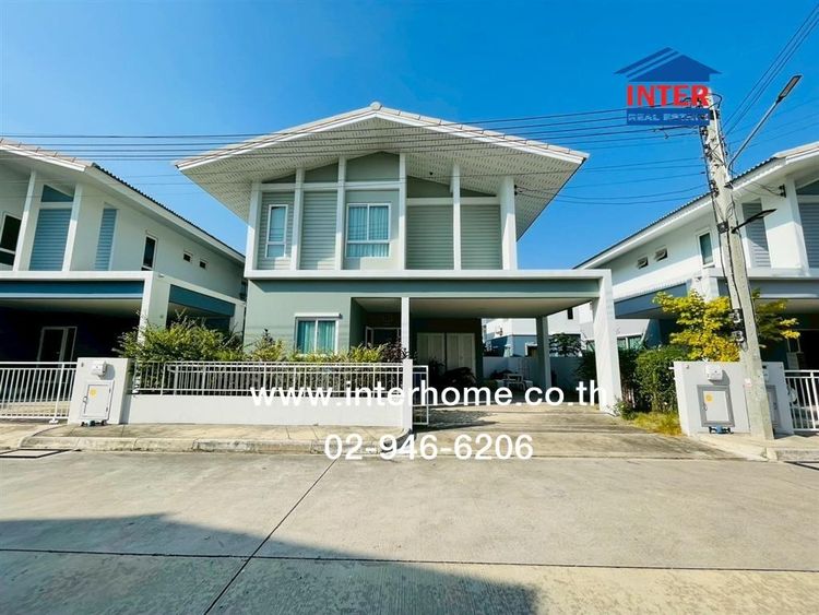 บ้านเดี่ยว 2 ชั้น 50 ตร.ว. หมู่บ้านคณาสิริ พระราม2–วงแหวน ถนนกาญจนาภิเษก ถนนพระราม2 เมืองสมุทรสาคร สมุทรสาคร