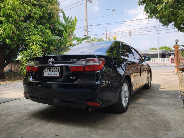 Toyota Camry 2016 2.0 G Sedan เบนซิน ไม่ติดแก๊ส เกียร์อัตโนมัติ ดำ รูปที่ 3
