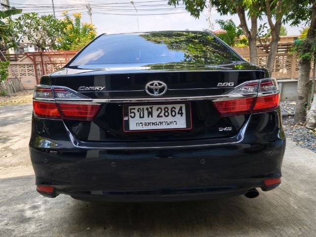 Toyota Camry 2016 2.0 G Sedan เบนซิน ไม่ติดแก๊ส เกียร์อัตโนมัติ ดำ รูปที่ 4
