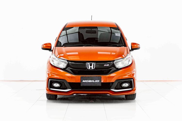Honda Mobilio 2018 1.5 RS Utility-car เบนซิน ไม่ติดแก๊ส เกียร์อัตโนมัติ ส้ม รูปที่ 3