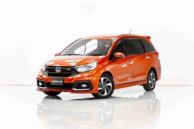 Honda Mobilio 2018 1.5 RS Utility-car เบนซิน ไม่ติดแก๊ส เกียร์อัตโนมัติ ส้ม