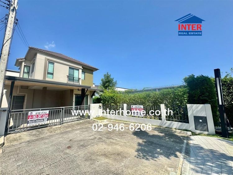 บ้านเดี่ยว 2 ชั้น 60.1 ตร.ว. หมู่บ้านวีคอมพาวด์ ติวานนท์-รังสิต ใกล้เดอะไนท์เซ็นเตอร์ ติวานนท์ ถนนติวานนท์ ถนนรังสิต-ปทุมธานี เมืองปทุมธานี 