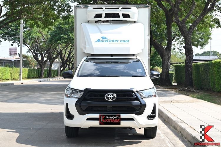 Toyota Hilux Revo 2024 2.4 Entry Pickup ดีเซล ไม่ติดแก๊ส เกียร์ธรรมดา ขาว รูปที่ 2
