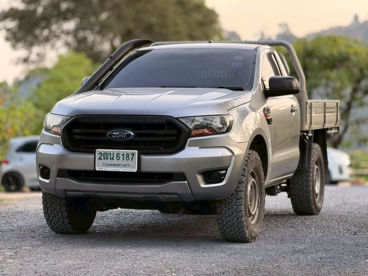 Ford Ranger 2017 2.0 Bi-Turbo SWB 4WD Pickup ดีเซล ไม่ติดแก๊ส เกียร์อัตโนมัติ เทา