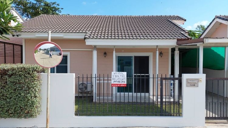   บ้านเดี่ยวให้เช่า 2ห้องนอน 1ห้องน้ำ พฤกษากาญจน์ 11 ติดถนนใหญ่ ใกล้ร.ร.ดรุณากาญฯ สภาพดี