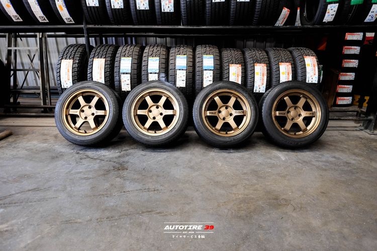 ล้อ TE37 ขอบ 15 มือสอง พร้อมยางปี 22 รูปที่ 2
