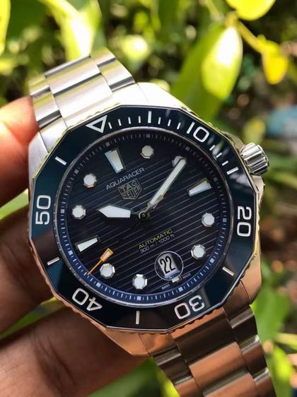 Tag Heuer Aquaracer Calibre 5 Professional 300 Blue Ceramic Blue Dail WBP201B🇨🇭🇨🇭 รูปที่ 3