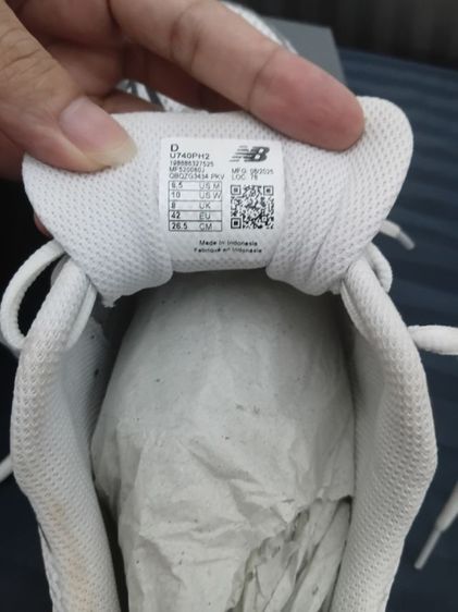 สินค้าช๊อปไทย ใส่แค่ครั้งเดียว เหมือนมือ1 New balance740 มือ1ราคา4300 รูปที่ 6