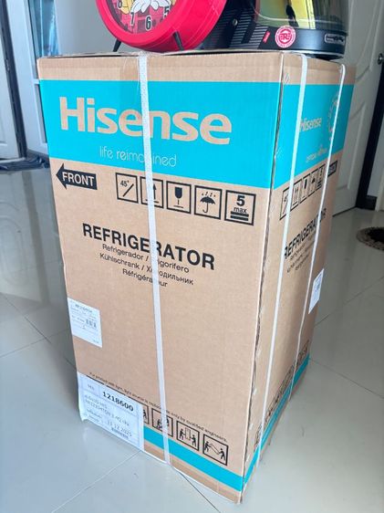 Hisense ตู้เย็นเล็ก3.4Qจับรางวัลปีใหม่ ยังไม่เคยแกะ เน้นมารับเองครับไม่ส่ง ไม่ลดราคาด้วย เทียบกับตู้เย็นปกติ