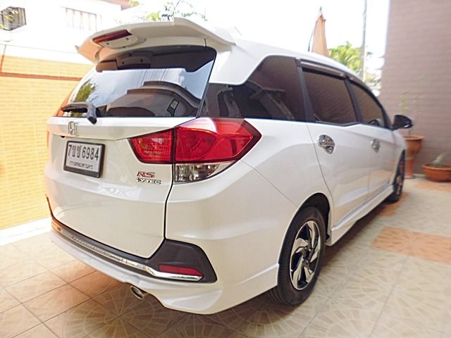 Honda Mobilio 2015 1.5 RS Utility-car เบนซิน ไม่ติดแก๊ส เกียร์อัตโนมัติ ขาว รูปที่ 4