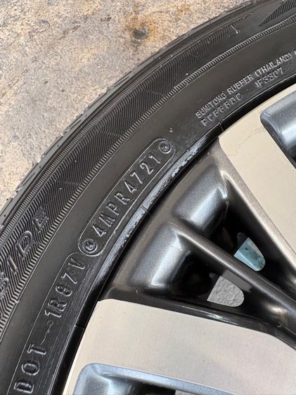 ล้อแม็กขอบ16 HONDA CITYใส่ JAZZ ได้เลยจ้า มีรอยตามการใช้งาน พร้อมยางDUNLOP185-55-16 ปี21 ปีแท้  รูปที่ 11