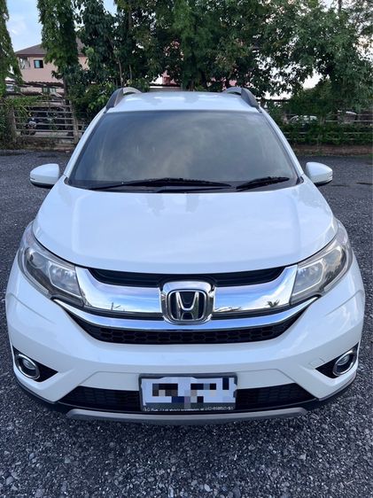 Honda BR-V 2017 1.5 SV Utility-car เบนซิน ไม่ติดแก๊ส เกียร์อัตโนมัติ ขาว รูปที่ 2