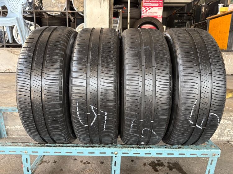 ล้อแม็กมือ1 ขอบ15 TC005 4รู100 กว้าง7 ออฟ35 สีดำเงา งานSEVENFIFTH งานสวยมาก  พร้อมยางมือ2 MICHELIN185-60-15 ปี23 ปีแท้  รูปที่ 4