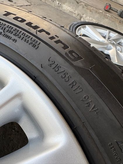 ล้อแม็กขอบ17 NISSAN TEANA (ล้อทำสีมาใหม่เพื่อความสวยงาม ไม่มีซ่อม) พร้อมยางBFGOODRICH215-55-17 ปี24 ปีแท้  รูปที่ 8