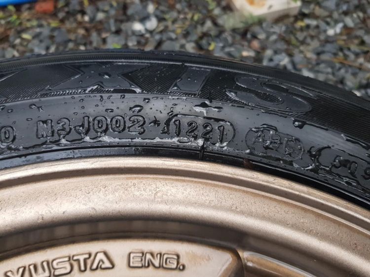 ขายล้อแม็ก YUSTA TE37 ขอบ 15 พร้อมยาง Maxxis 185 60 R15 รูปที่ 10