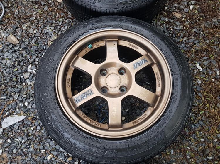 ขายล้อแม็ก YUSTA TE37 ขอบ 15 พร้อมยาง Maxxis 185 60 R15 รูปที่ 5