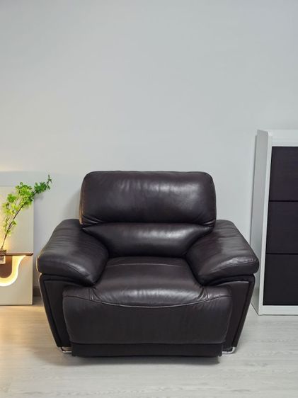 โซฟาหนัง 90 ซม สีน้ำตาลเข้ม สีโอ๊ค รูปที่ 10