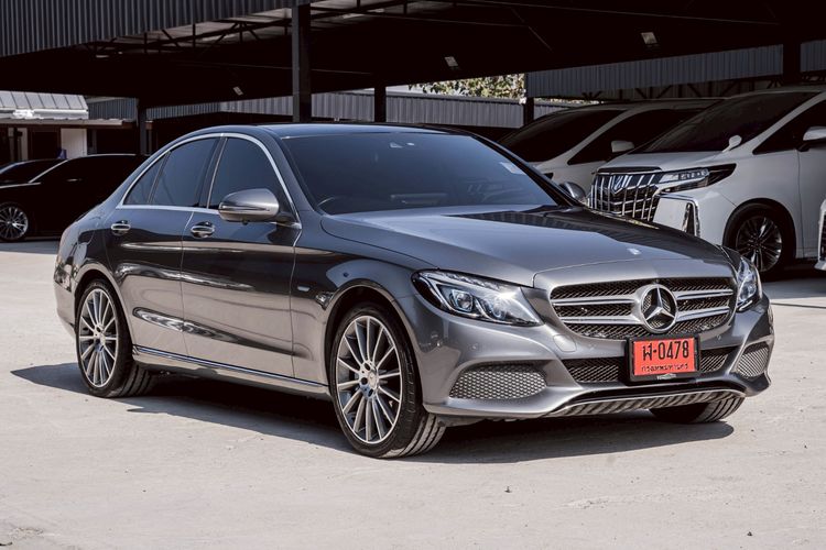 รถ Mercedes-Benz C-Class C350 สี เทา