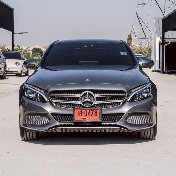 Mercedes-Benz C-Class 2017 C350 Sedan ปลั๊กอินไฮบริด (PHEV) ไม่ติดแก๊ส เกียร์อัตโนมัติ เทา รูปที่ 2