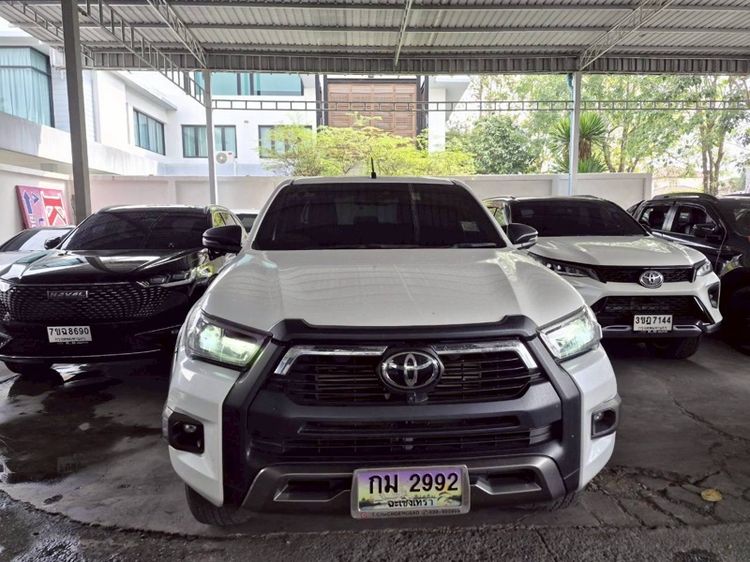 Toyota Hilux Revo 2023 Double Cab Prerunner 2x4 2.4 Rocco Pickup ดีเซล ไม่ติดแก๊ส เกียร์อัตโนมัติ ขาว รูปที่ 3