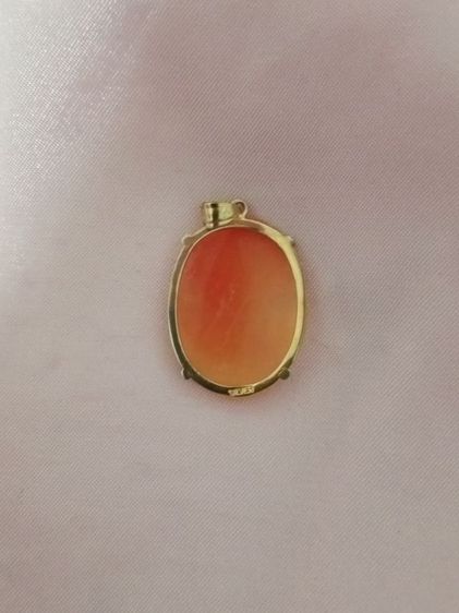 จี้เงินแท้ คามิโอ้หอยแกะสลัก สวยค่ะ รูปที่ 2