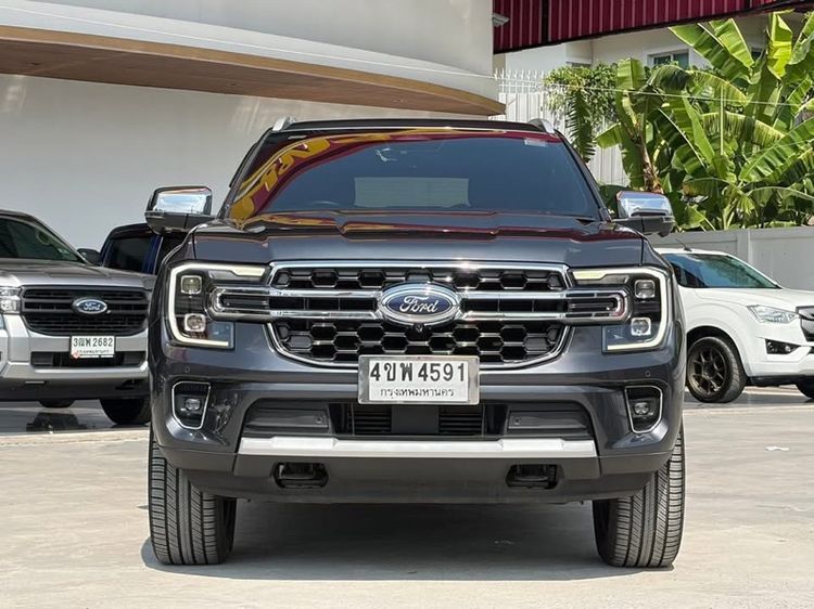 Ford Everest 2023 2.0 Bi-Turbo Titanium+ 4WD Utility-car ดีเซล ไม่ติดแก๊ส เกียร์อัตโนมัติ เทา รูปที่ 2