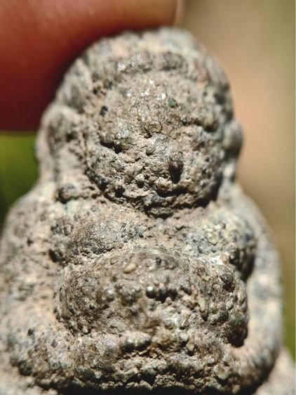 พระสังกัจจายน์ พิมเล็ก กรุเขาพนมเพลิง จ.สุโขทัย เนื้อชินเงินแท้  รูปที่ 3