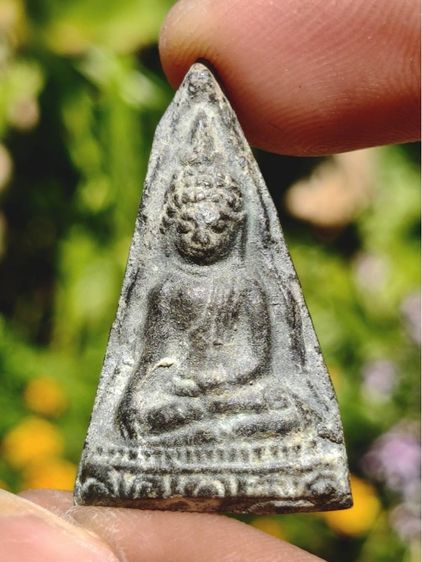 พระท่ามะปราง กรุวัดมหาธาตุ จ.สุโขทัย เนื้อชินเงินแท้ 