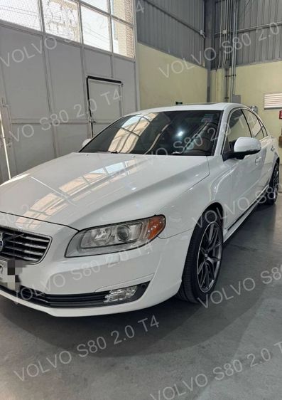 Volvo S80 2014 2.0 T4 Sedan เบนซิน ไม่ติดแก๊ส เกียร์อัตโนมัติ ขาว รูปที่ 3