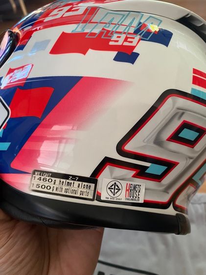 Shoei Z-7 Marquez Power up L รูปที่ 9