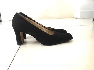 High Heels Women Closed Toe Comfortable Heels Sexy Slip Dressy Shoes รูปที่ 2